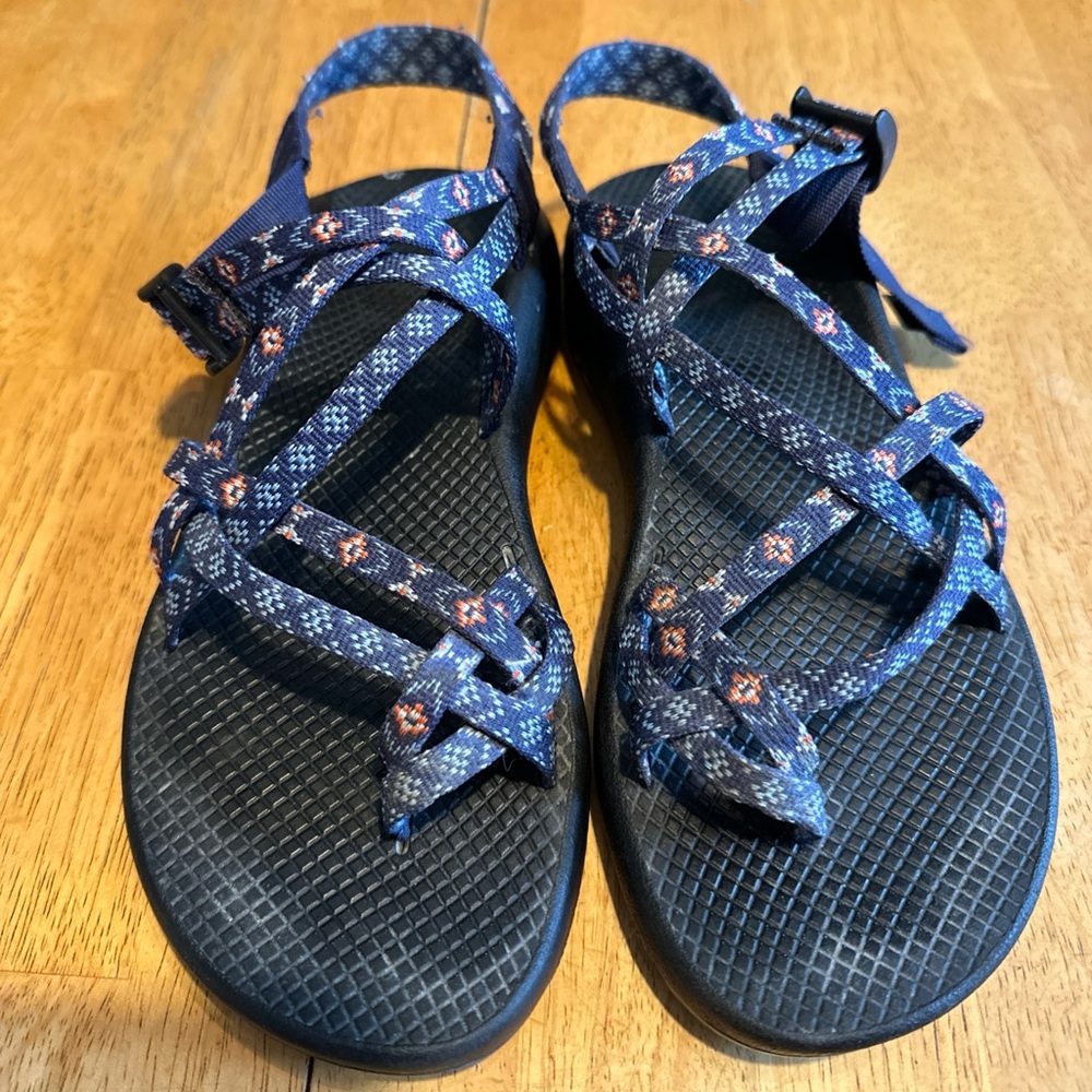 Chaco Sandals Z/Cloud X2 Pivot Navy Strappy Sports Outdoor Women's 10 Hiking